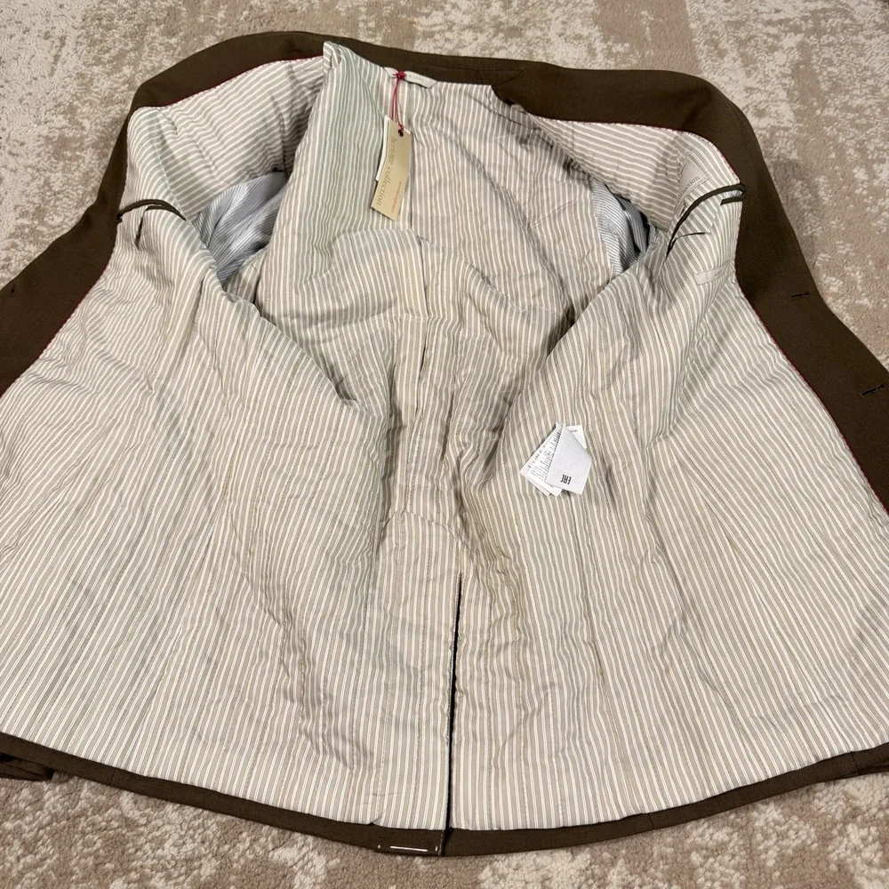 Banana Republic Heritage Collection Blazer Mens 40L Brown Preppy Academia Jacket